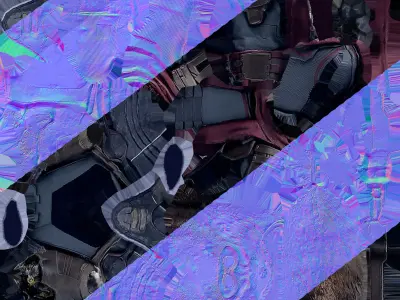 Rocket Racoon 3d model Scan Low-poly 3D model