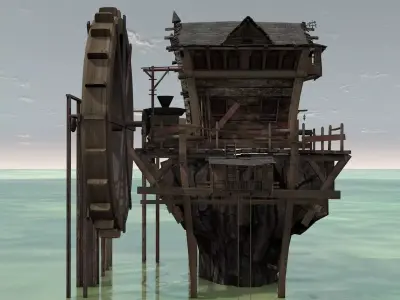 Swamp House 3D model