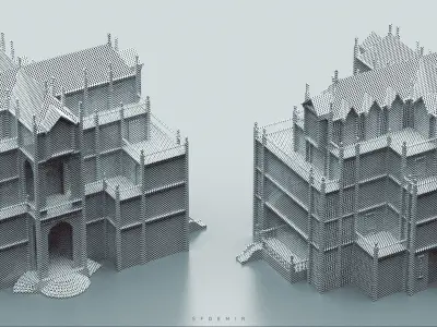 My First House Low-poly 3D model