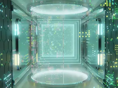 sci fi corridor 3D model 131