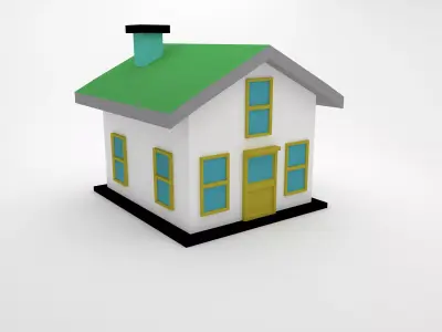 simple house 3D model