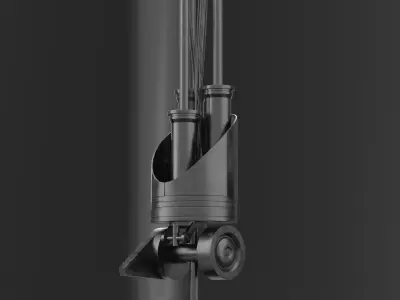 Mechanical High Poly Hand 3D model