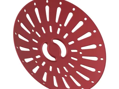 Plastic Washing Machine Spin Cap Toy 3D model