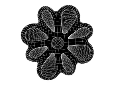 ICQ Logo v1 001 Free low-poly 3D model