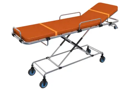 Ambulance Bed stretcher collection 3D model