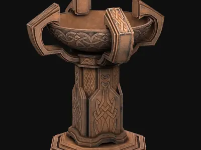 Fantasy candlestick 3D model