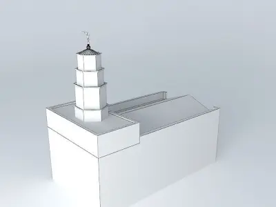 LDS. Temple Nauvoo, Illinois  Templo Mormon.  113th. Operatin... Free 3D model