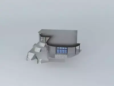 Metohija building 3D model