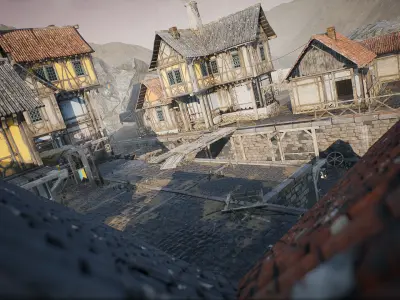 Fantasy MultiBundle Environment Kit Low-poly 3D model