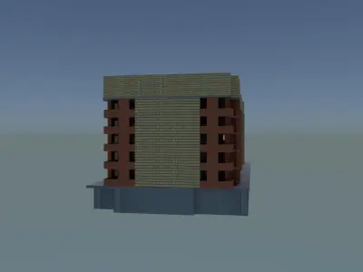 Building apartment 3D model