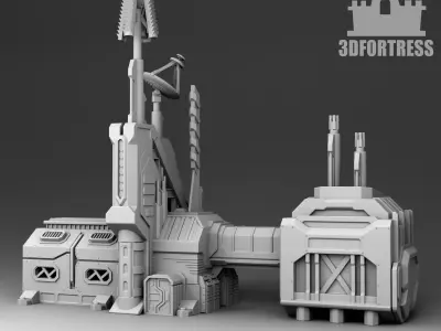 Martian Strategic Management Center 3D print model