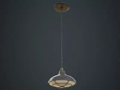 Hanging Lamp 5D Low-poly 3D model