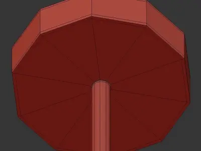 Bloom gold ball pendant light 3D model