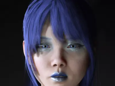 Pack of 4 Realistic Female Characters  1 Free Character Included Low-poly 3D model