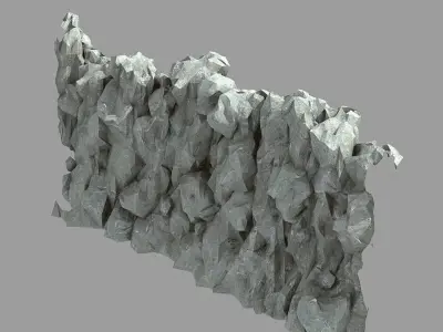 Stone wall 69 3D model
