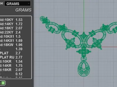 Clover Pendant  3D print model