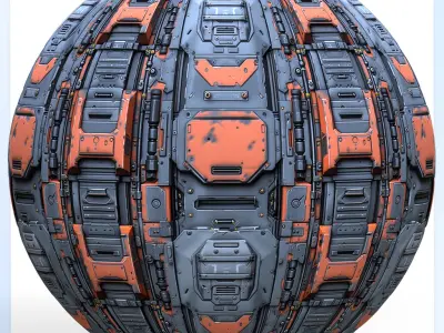 Sci-FI Seamless Texture Texture