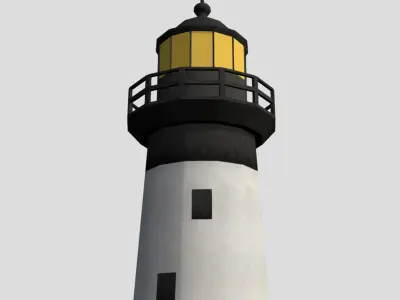 Lighthouse - Low-poly PBR Model Low-poly 3D model