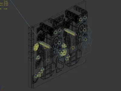 Heterogeneous - Grave - Wall 01 3D model