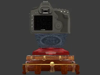 Chinese display with camera 3D model