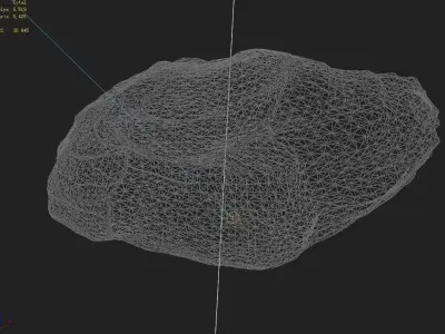 Mountain Hengshan - Little Rock 03 3D model