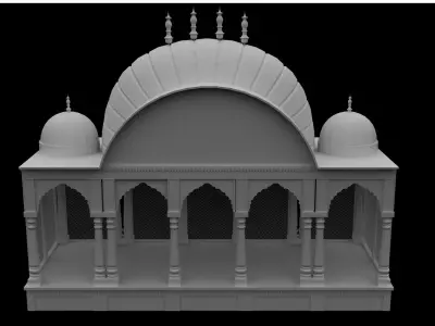 Indian Structure 3D model