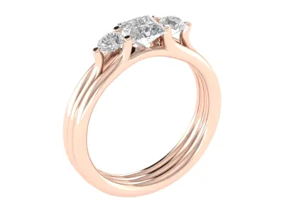 Women Ring  Render 3dm STL OBJ FBX TXT Details 3D print model 33