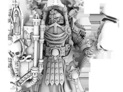 HeresyLab  Hades Legion 5 models Conquestor Royal Guard 2 3D print model