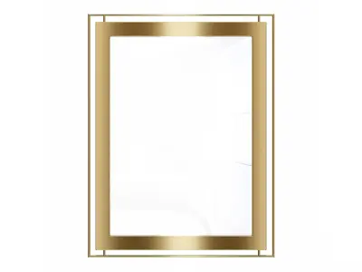 Mirror in a metal frame GZ-M1098 3D model
