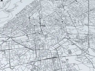 Damascus Road Network and Streets 3D model