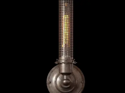 Metal Sconce 3D model
