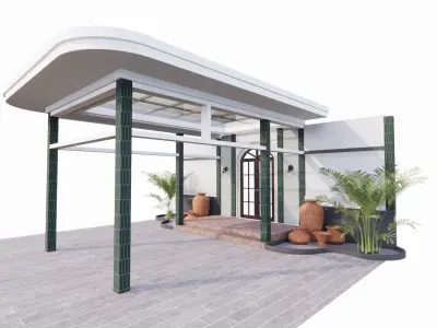 Canopy Main Entrance 3D model