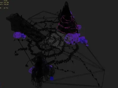 Gangs of demon - vines 3D model