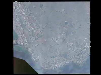 Kinshasa - Democratic Republic of the Congo 3D model