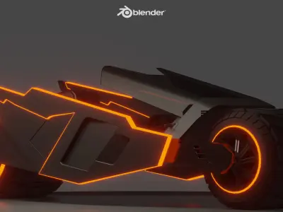 Tron Bike 3D model