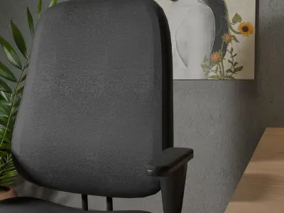 Archviz Single Seat 4  Basic Scene and Lighting 3D model