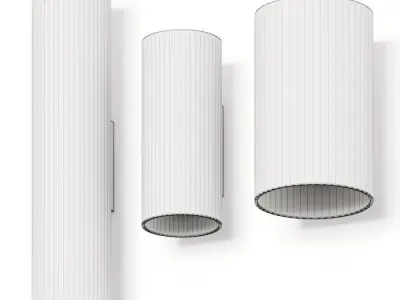 Modular Lighting Instruments Nude Wall Lamps 3D model