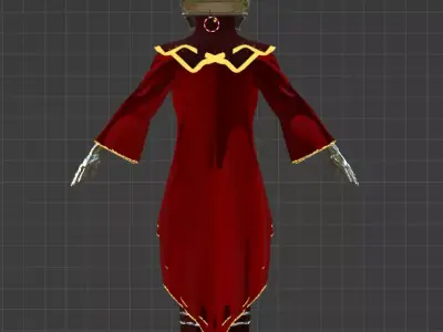 sand robo vr character 3D model