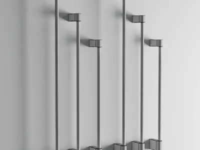 Desing Lamps Scan wall light Low-poly 3D model