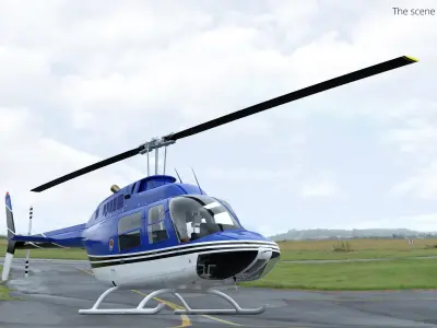  Bell 206B5 JetRanger Helicopter 