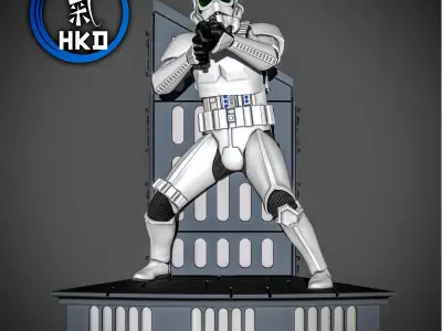 Storm Trooper Fanart - Star Wars 3D print model