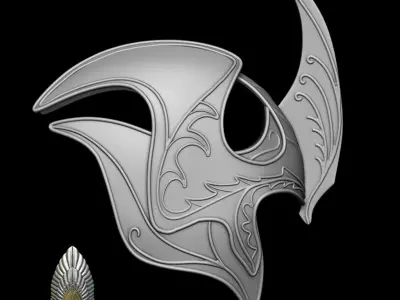 Elven Galadhrim Helmet Lord of the rings 3d digital download 3D print model