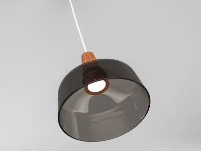 Set of 3 pendant lights 3D model