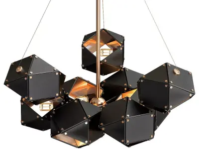 WELLES Central Chandelier von Gabriel Scott 3D model purchase