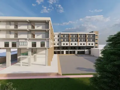 School-University- High School 3D model