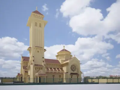 Northern Gate Church Hanoi  3D model