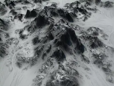 Alien landscape 3d-model 3D model