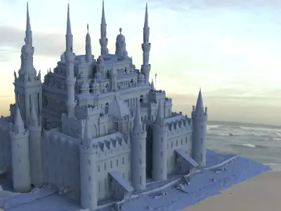Castle Fantasy version 3D model