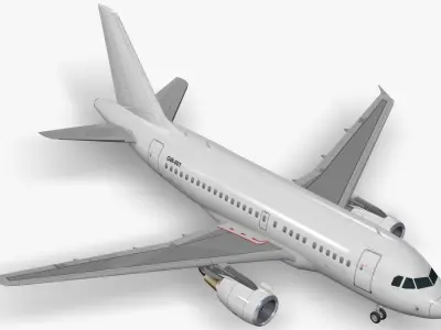  Detailed 3D models of the A320 Family 