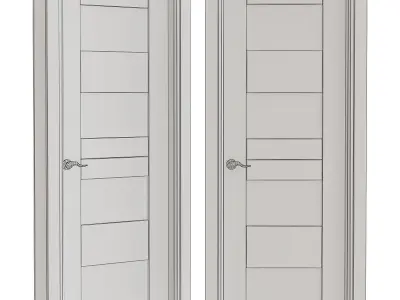 Bianco Noble Belldinni Modern Interior Door 3d model Low-poly 3D model